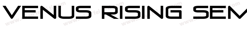 Venus Rising SemiBold Italic字体转换